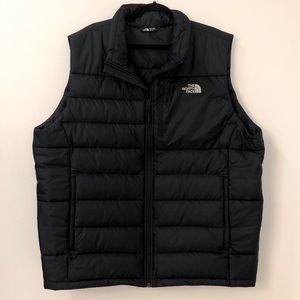 The North Face Mens XXL Goose Down Puffer Vest Black